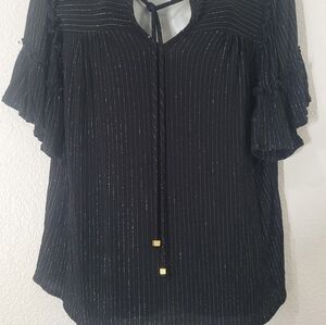 Elegant Black Women's Top